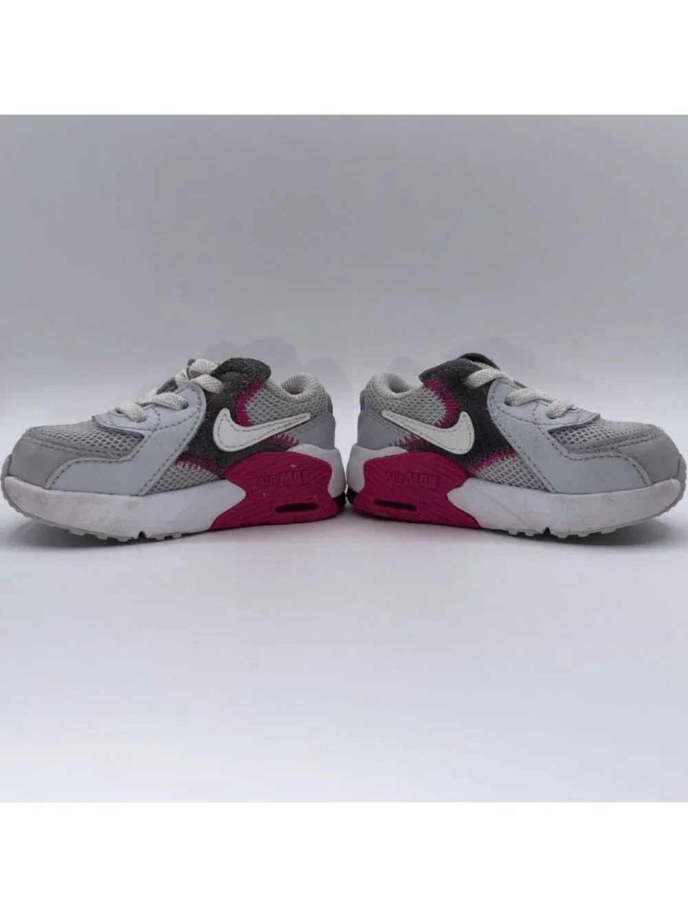 Nike Shoes Girls 4C Air MAX Excee Toddler Gray Pink White